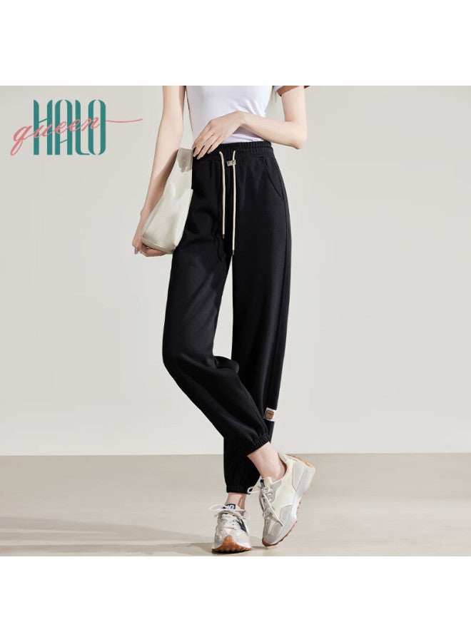 HALOQUEEN Halo Queen Women's Joggers With Elastic Waistband, Casual Pants For Spring And Autumn, Loose-fitting Slimming Sweatpants H13qr1953 - Image 3