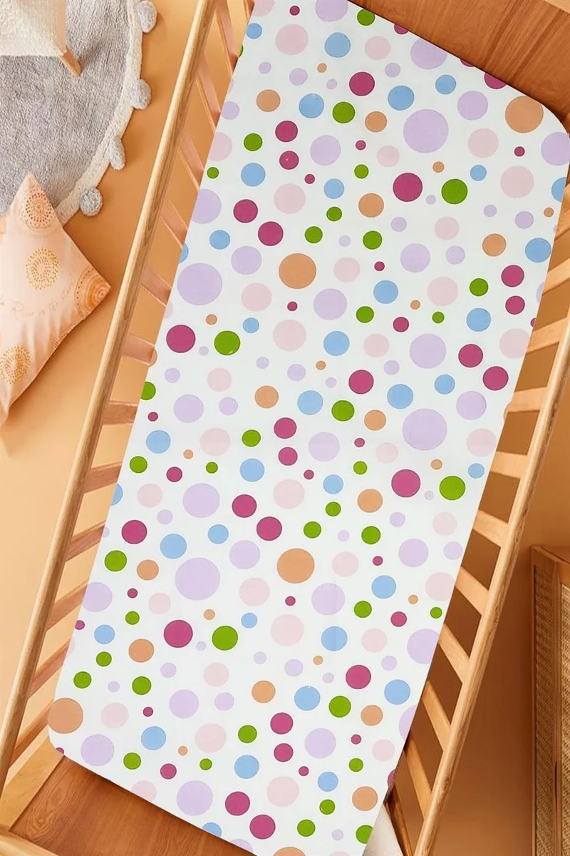 كوتن كونسيبت Ranforce Fabric Plain 100% Cotton Silky Baby Bedsheet