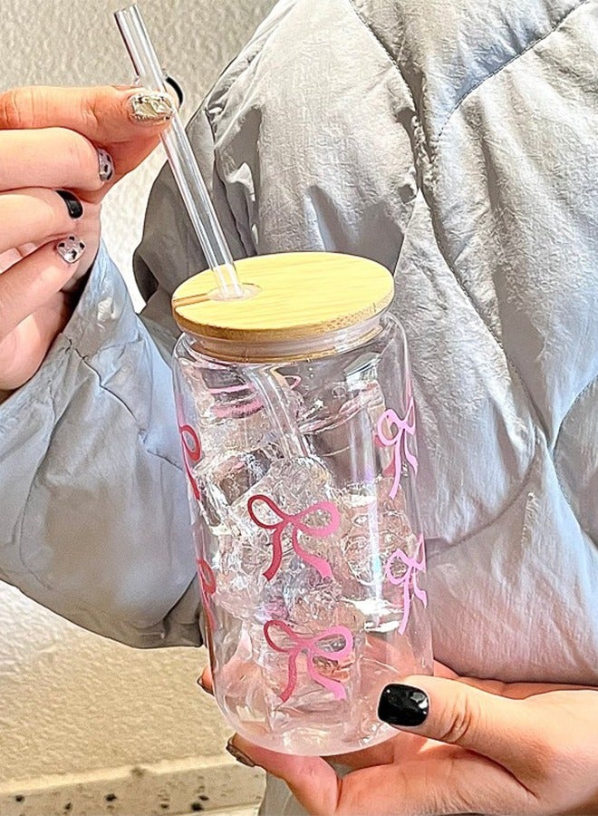 هايدو زجاجة ماء لطيف ، مع القش والمحاقن ، ومناسبة للشرب في الصيف والشتاء ، مثالية للسفر ( الوردي ) - Image 2