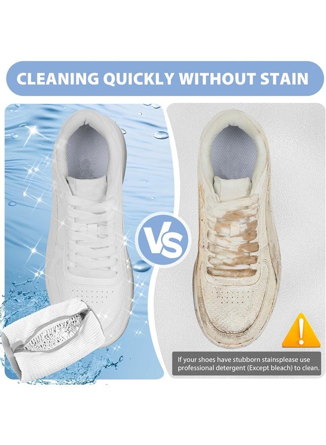 Hihonor Shoe Cleaning Bag, Shoe Washing Bag for Washing Machine and Dryer, Sneaker Washing Bag for 360° Cleaning White Shoes, Reusable, Suitable for Most Shoes and Sizes (White, 2 PCS) - Image 5