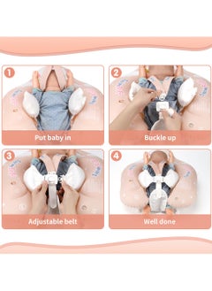 SwimBoBo Baby Swimming Float Baby Swimming Ring Toddler Swimming Vest Children Waist Float Ring Inflatable Baby Float with Canopy Baby Swimming Ring Swimming Lap For Toddlers Swim Trainer (Pony)  - Image 5