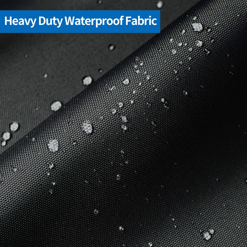 iCOVER Trailerable Boat Cover- 20'-23' 800D Water Proof Heavy Duty, Fits V-Hull, Fish&Ski, Pro-Style, Fishing, Utiltiy, Runabout, Bass Boats, up to 20ft-23ft Long X 100" Wide - Image 2