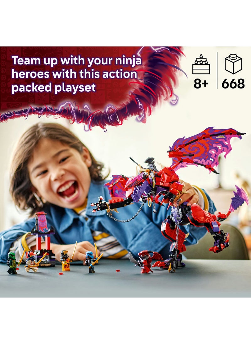 LEGO Ninjago Thunderfang Dragon Of Chaos 71832 (668) Pieces  - Image 3