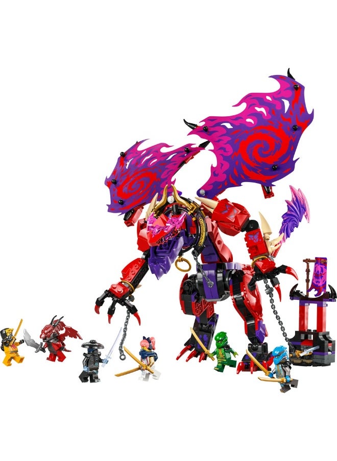 Ninjago Thunderfang Dragon Of Chaos 71832 (668) Pieces