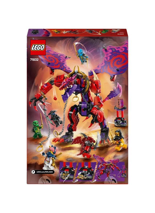 Ninjago Thunderfang Dragon Of Chaos 71832 (668) Pieces