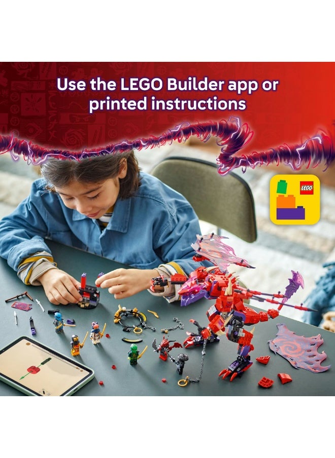 Ninjago Thunderfang Dragon Of Chaos 71832 (668) Pieces