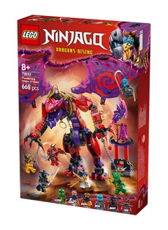 LEGO NINJAGO Thunderfang Dragon of Chaos Toy with 6 Ninja Warriors Minifigures - Good vs Evil Role Play Building Set for 8+ Year Old Boys & Girls - Gifts for Dragons Rising Show Fans - 71832 (668 pieces)  - Image 3