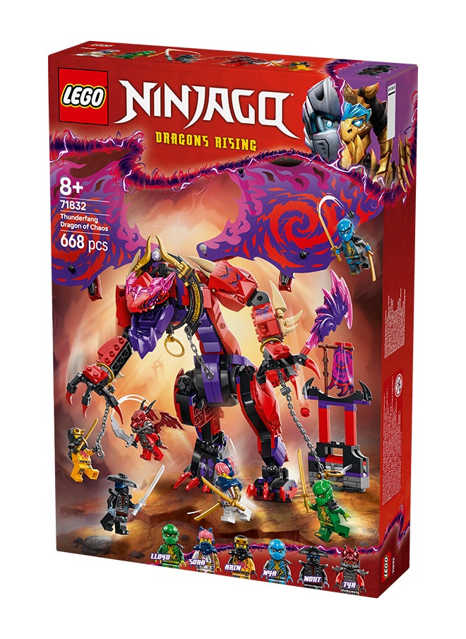 LEGO Ninjago Thunderfang Dragon Of Chaos 71832 (668) Pieces  - Image 3