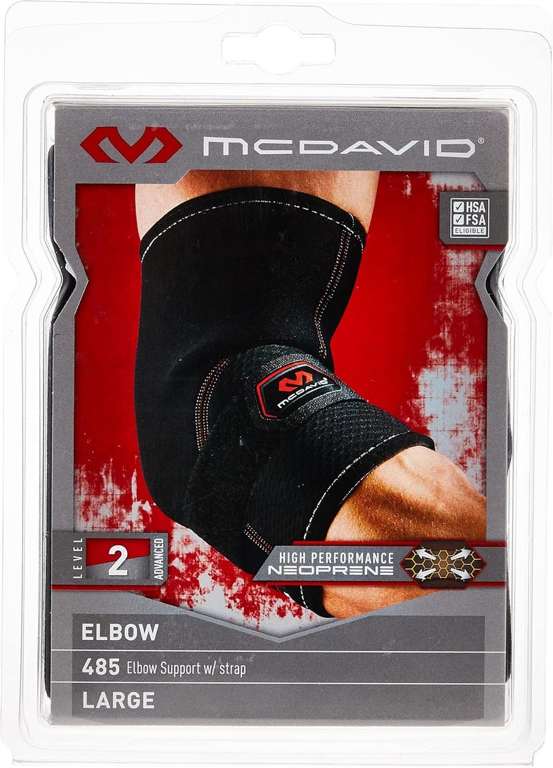 McDavid 485RBK Level 2 Elbow Support with Strap