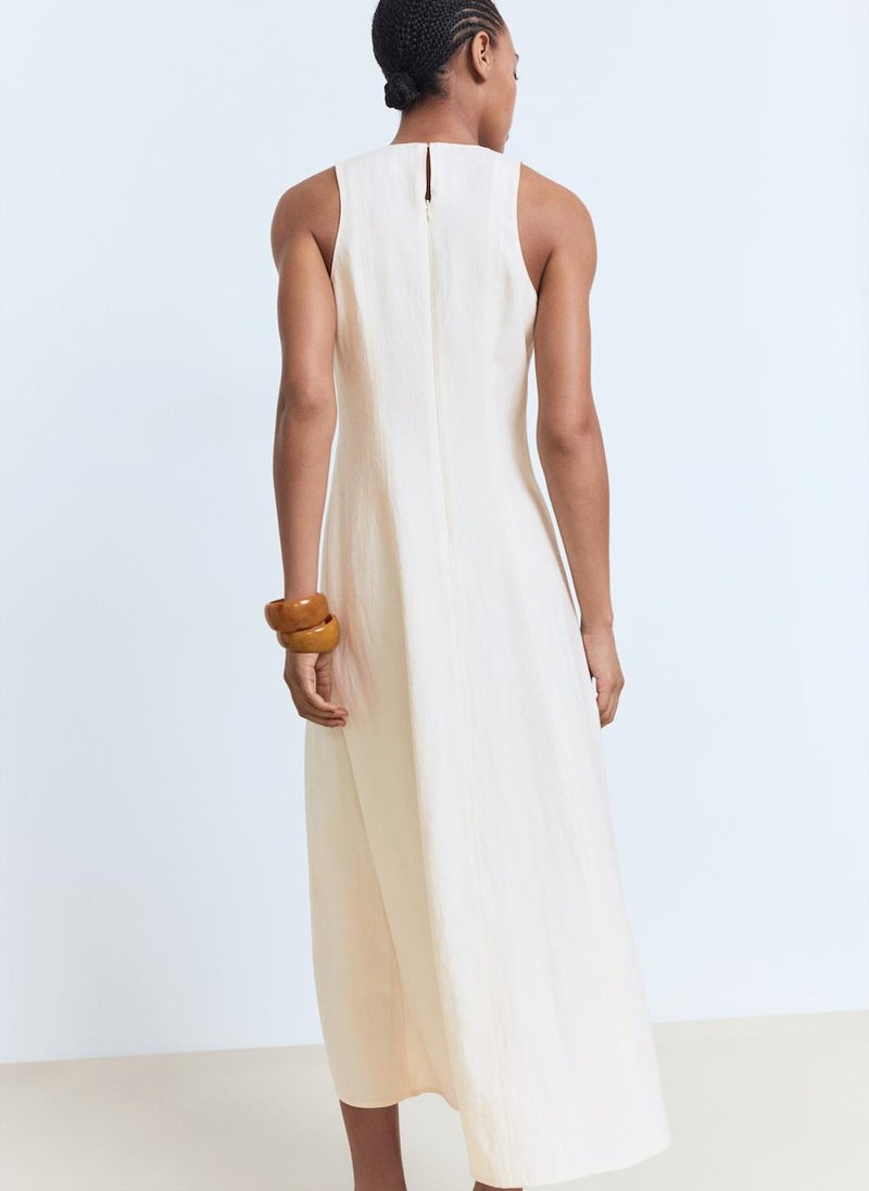 MANGO Flared midi-dress - Image 2