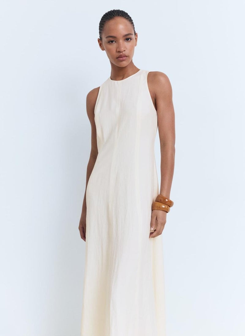 MANGO Flared midi-dress - Image 4