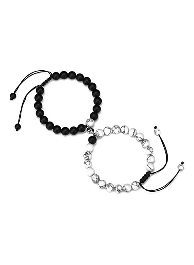 Generic - Magnetic Bracelets, 2PCS Magnetic Distance Coup - Image 1
