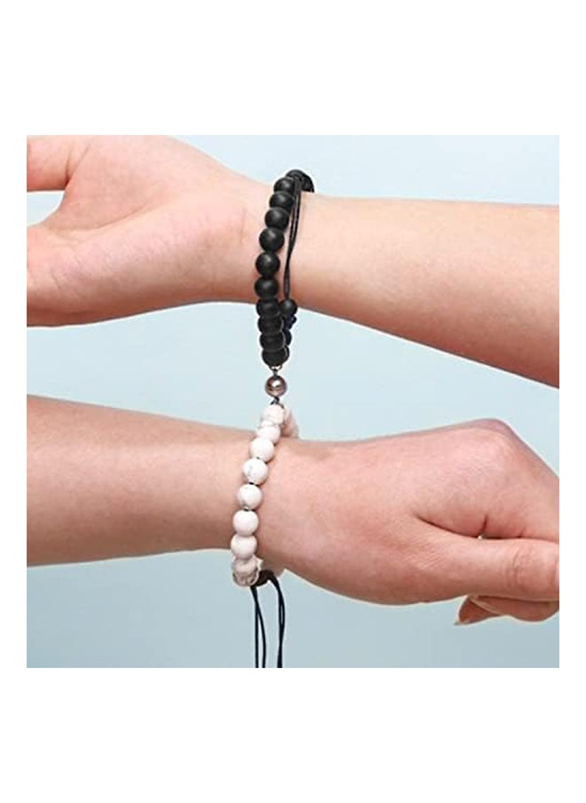 Generic - Magnetic Bracelets, 2PCS Magnetic Distance Coup - Image 1