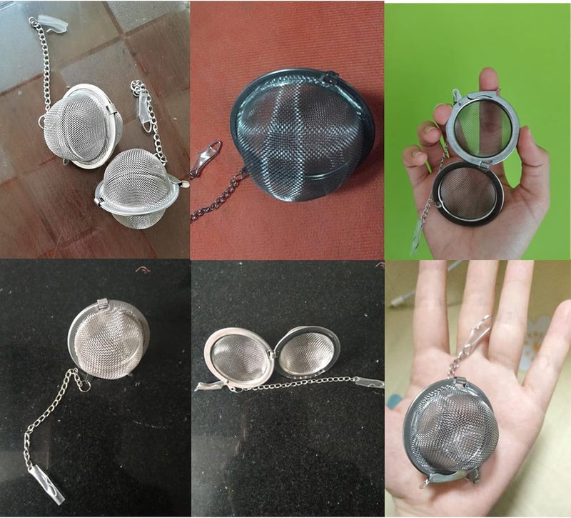 oxt 2PCS Premium Tea Infusers for Loose Leaf Tea - Upgraded Tea Strainers and Tea Balls for Flavoring Herbal Spices and Seasonings - Image 5