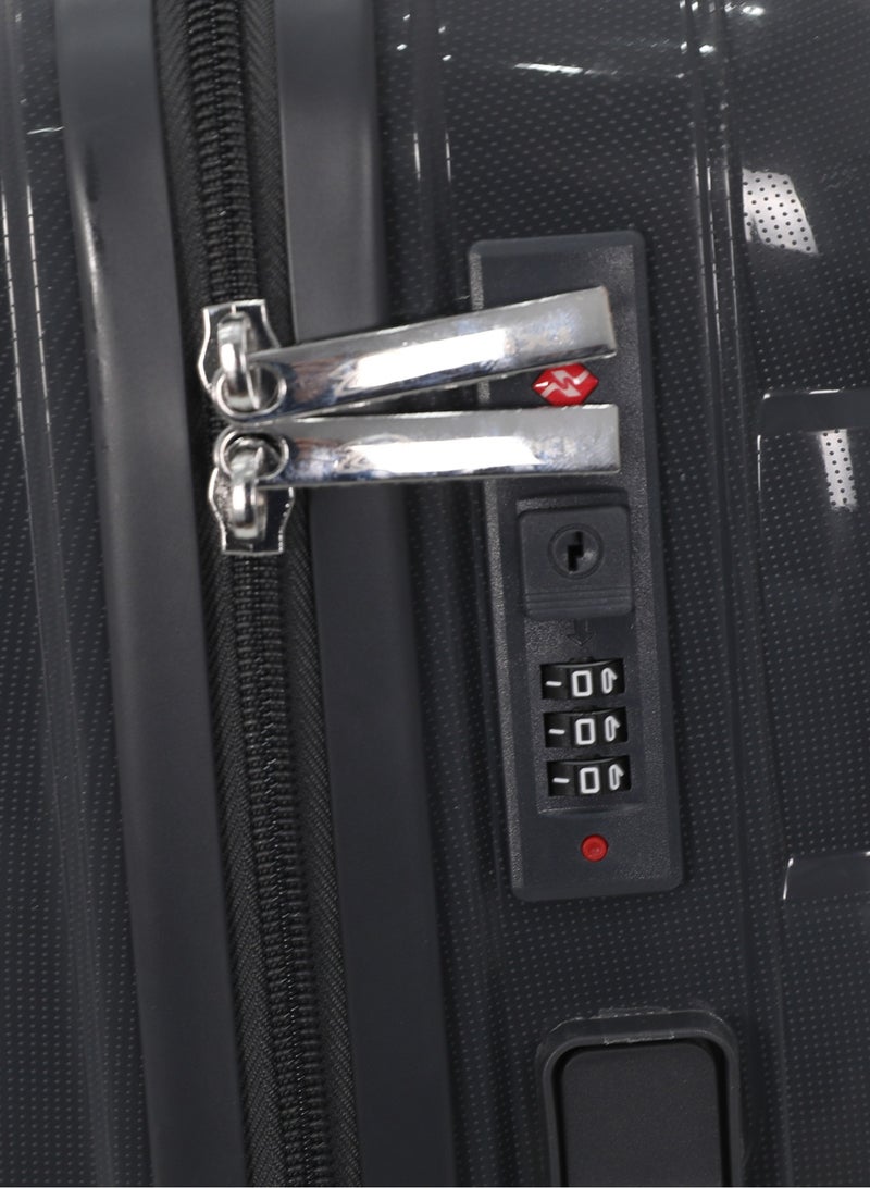 DILIXI 5-Piece PP Hardshell Luggage Set, Lightweight Suitcase Set with TSA Lock & 360° Spinner Wheels - Image 5