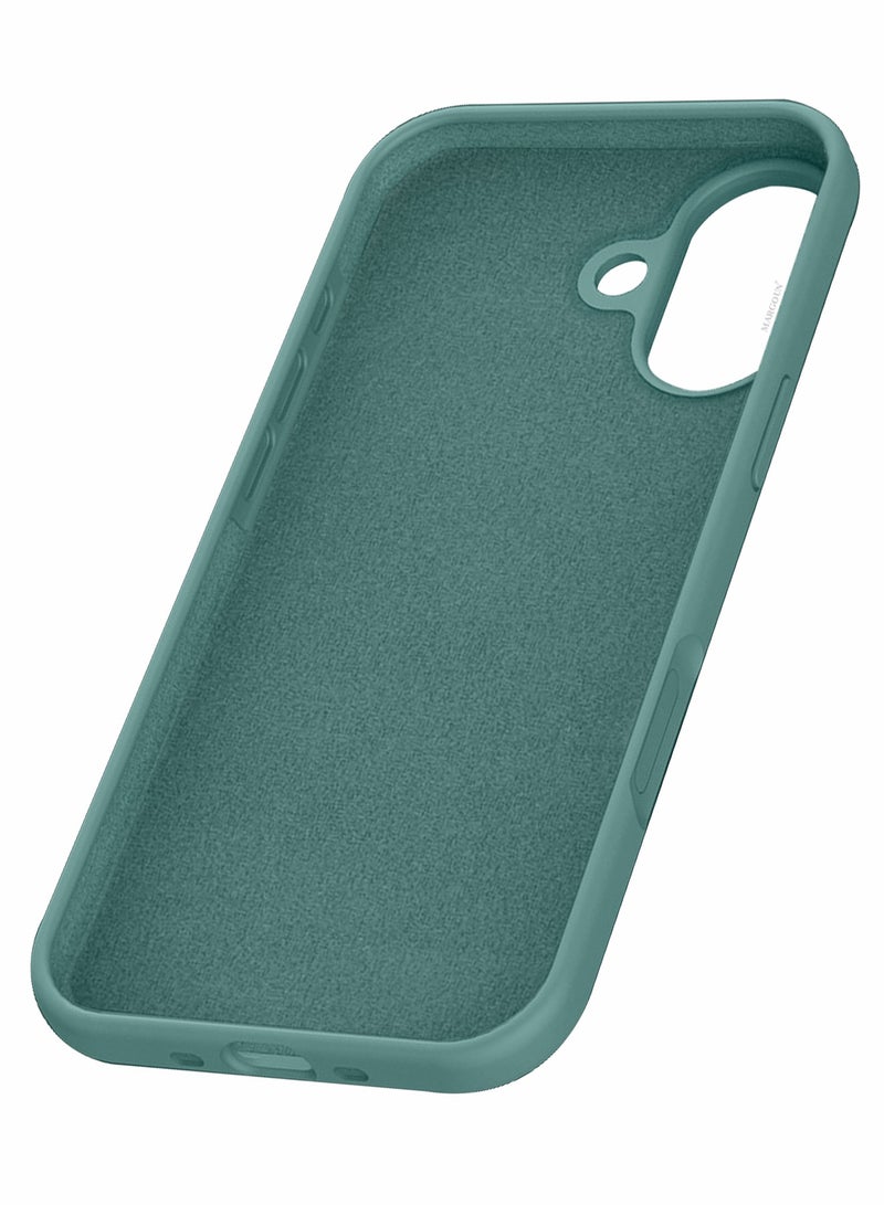 Silicone Protective Phone Case for iPhone 17 - Soft Anti-Scratch Microfiber Lining Ultra Slim Drop Protection Phone Cover - Cactus Green - Image 5