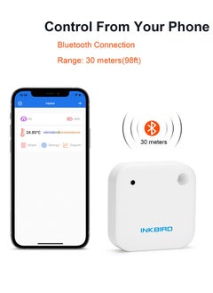 INKBIRD INKBIRD Bluetooth ONLY Temperature Smart Sensor IBS-TH2 Thermometer Alerts Calibration Interval Setting Graph and Data Export Data Logger NO Hygrometer Function  - Image 3