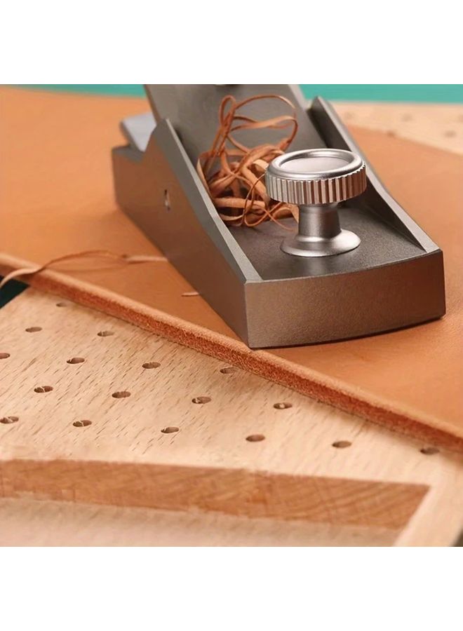 Mini Hand Planer Edge Trimming Machine Woodworking DIY Tool Silvery Gray 1pc - Image 3