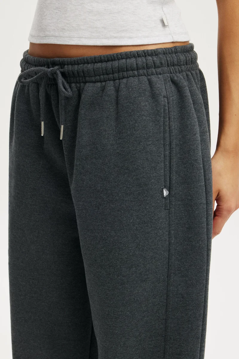 Cotton On  Plush Essential Barrel Sweatpant for Women | Best Price UAE