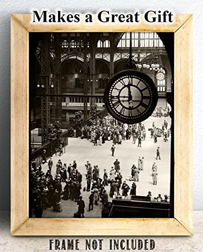 Lone Star Art New York City Penn Station 1924 Print - 11x14 Unframed Print - Perfect Vintage Home Decor Under $10 - Image 3