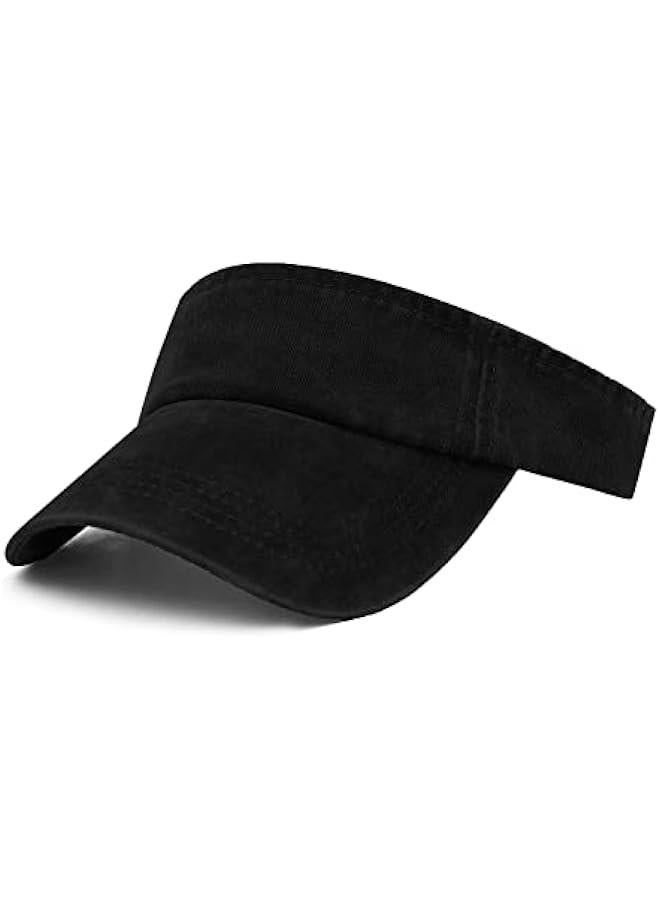 Arabest Adjustable Sport Sun Visor Hat with Empty Top Baseball Cap for Women and Men in Cotton - Image 3