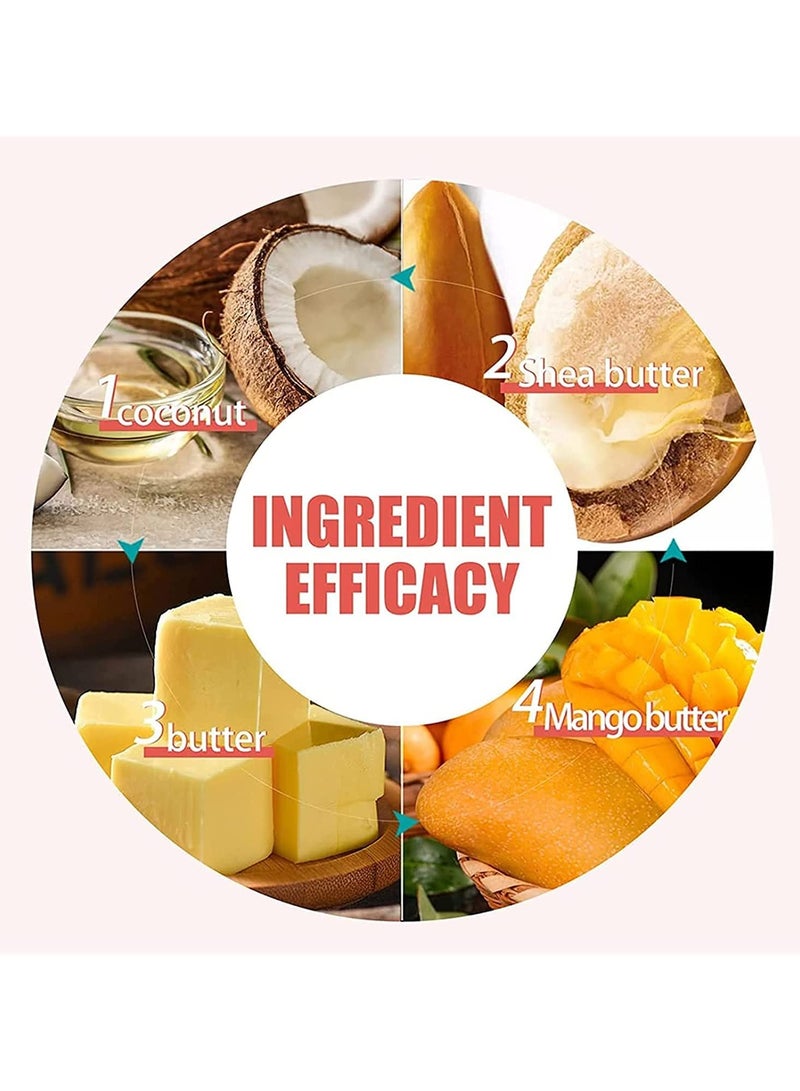 إيلهو قناع تغذية الشعر بجوز الهند من إيلهو - قناع شعر بجوز الهند - بلسم عميق حريري، علاج للشعر الجاف والتالف، قناع زيت جوز الهند الطبيعي لجميع أنواع الشعر - Image 5