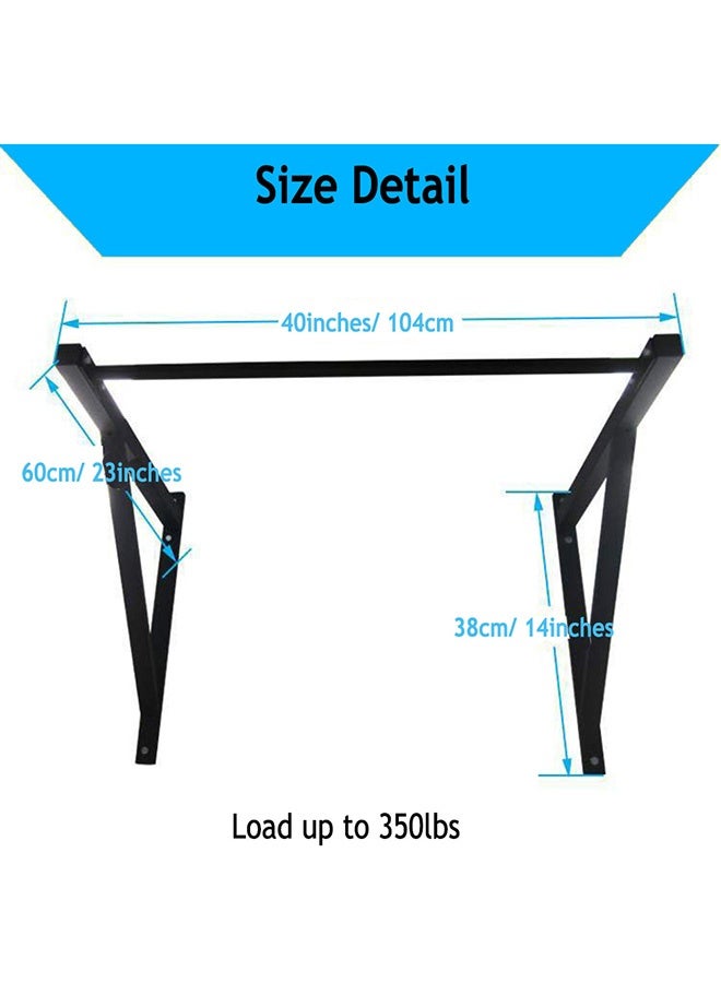 Generic Pull Up Bar Wall Set for Exercise Home Gym Tool Metal Sport Equipment Heavy Mount Ceiling Mounted Chin Up Bar  - Image 3