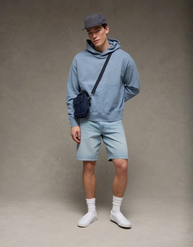 American Eagle  AE Relaxed Fit Lived-In Hoodie  | Best Price UAE