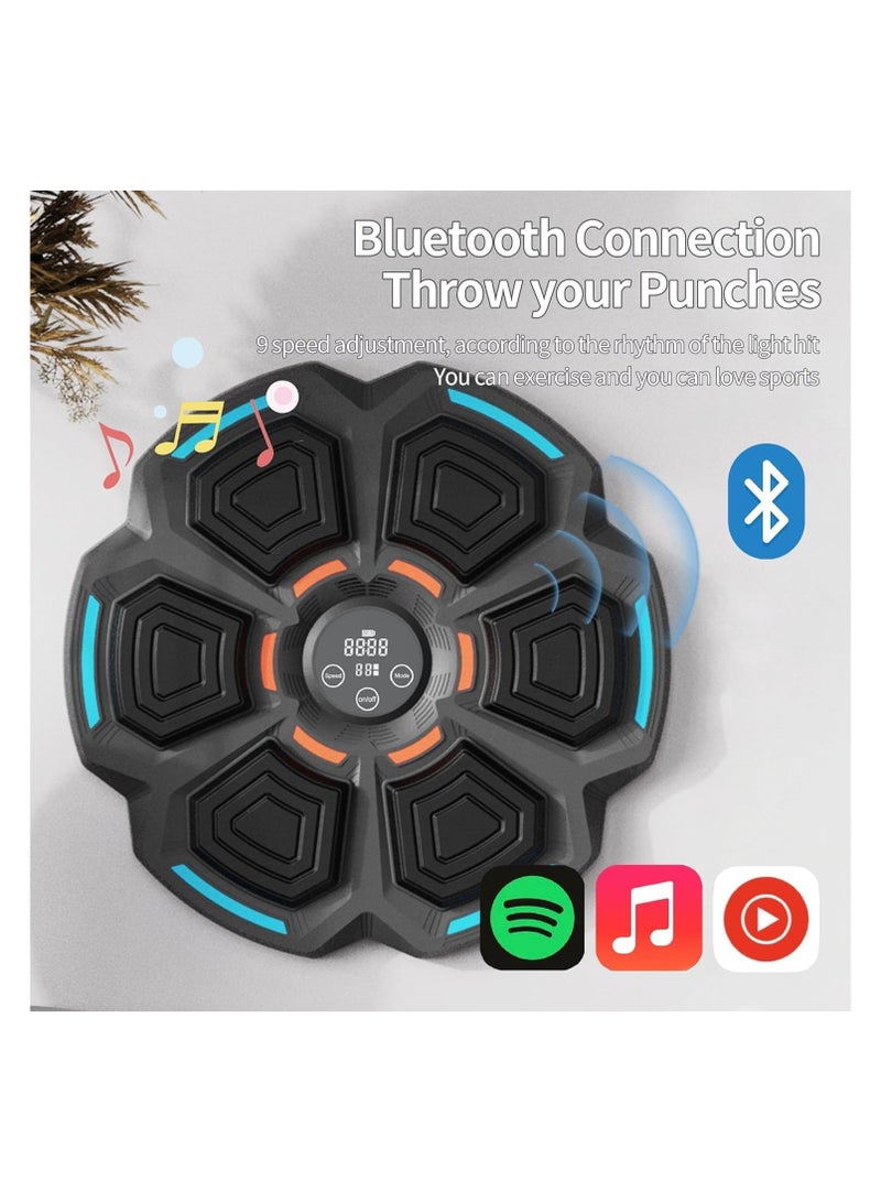 Smart Bluetooth Music Boxing Trainer - Wall-Mounted Electronic Boxing Practice Target with 9 Modes for Focus and Agility Training - Perfect Indoor Exercise Gift for Adults and Kids. - Image 5