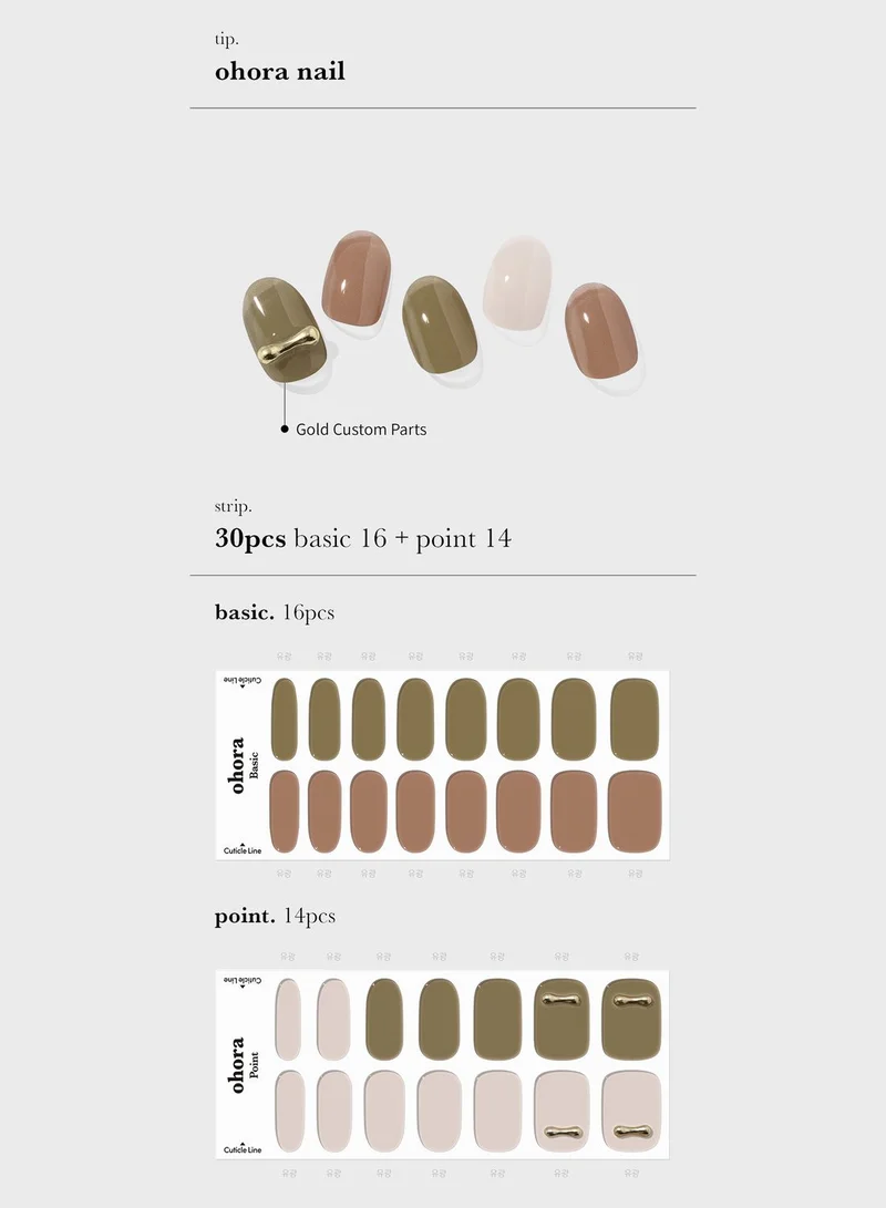 ohora Nail Art Wrap - Sage