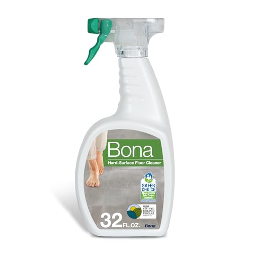 Bona Multi-Surface Floor Cleaner Spray - 32 fl oz - Unscented - Refillable - Residue-Free Floor Cleaning Solution for Stone, Tile, Laminate, and Vinyl Floors - Image 1