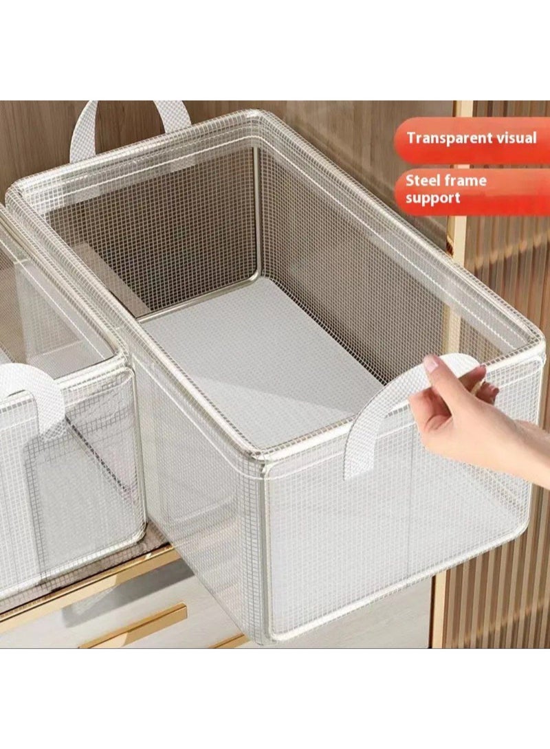 Transparent clothes organizer for the dressing room Clothes organizer with metal legs Essential - Image 4