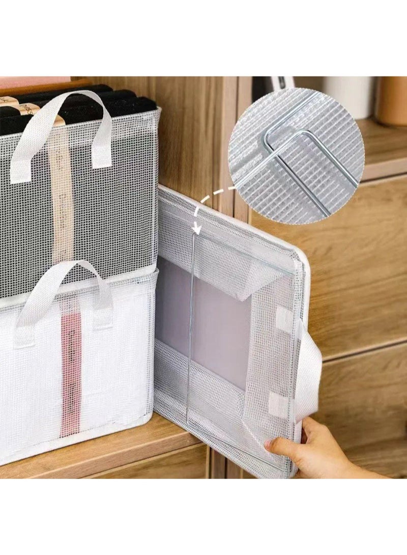 Transparent clothes organizer for the dressing room Clothes organizer with metal legs Essential - Image 2