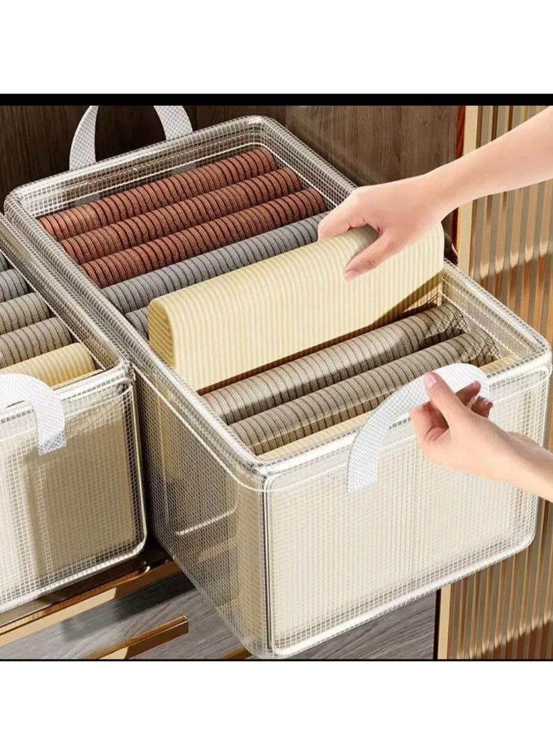 Transparent clothes organizer for the dressing room Clothes organizer with metal legs Essential - Image 3