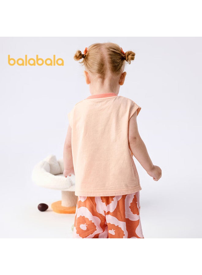 Balabala Baby Tank Top Boys Girls Summer Sweet Fashion All Cotton Comfortable Cute 209225122201 - Image 3