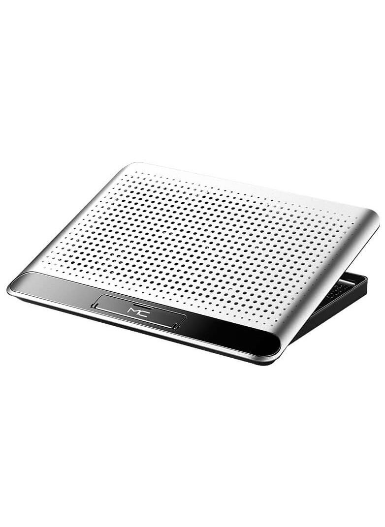 mc - Q5 Aluminum Laptop Cooling Stand 6 Fans - Speed Control With LCD Display - 5 Level Adjustable Height - Support Laptop Up to 17 Inch - Image 1