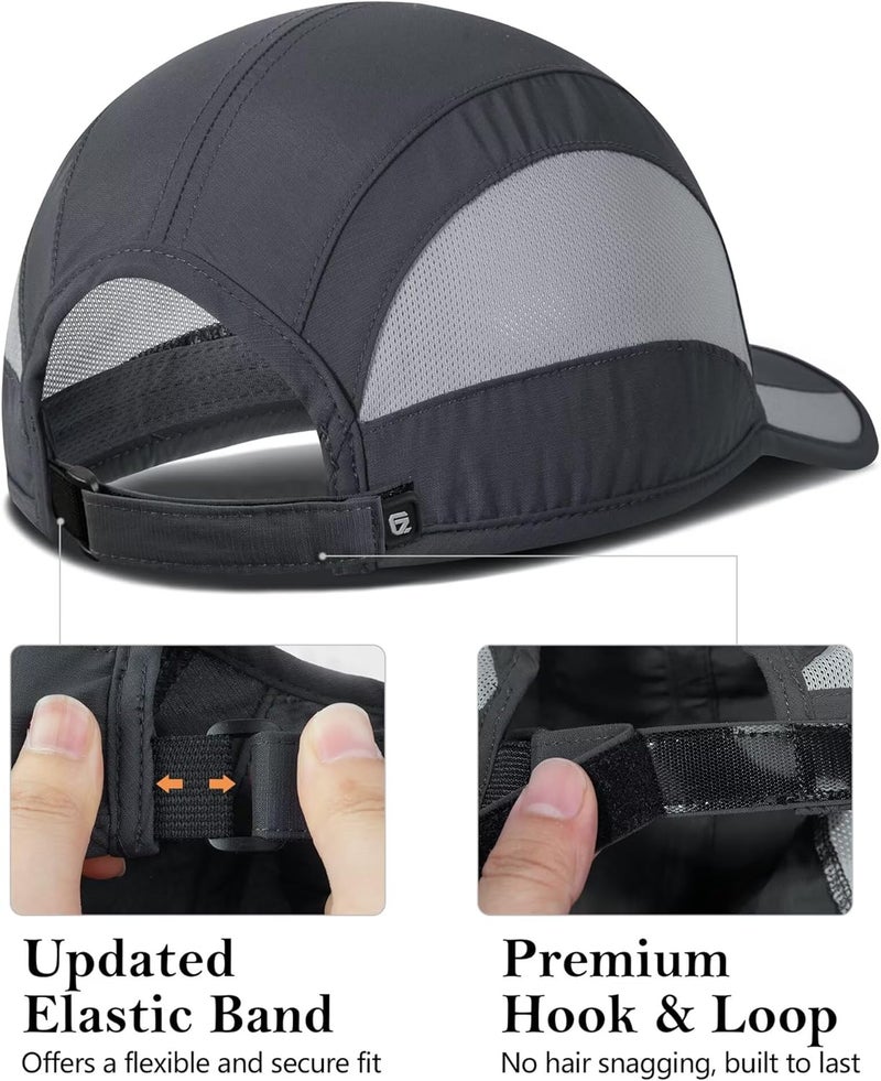 GADIEMKENSD Unstructured Quick Dry Sports Cap Outdoor Sun Protective Unisex - Image 3