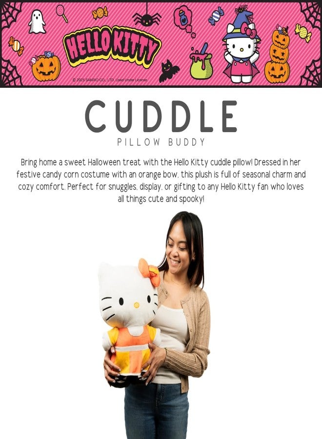 Franco Hello Kitty Halloween Candy Corn Bedding Super Soft Cozy Decorative Cuddle Pillow, (Officially Licensed Product) by Franco Collectibles - Image 3