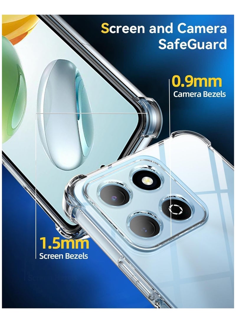 حافظة متوافقة مع Honor X5b / Honor X5b Plus 4G، غطاء هاتف TPU ناعم مضاد للخدش وغطاء هاتف شفاف لهاتف Honor X5b / X5b Plus - Image 5