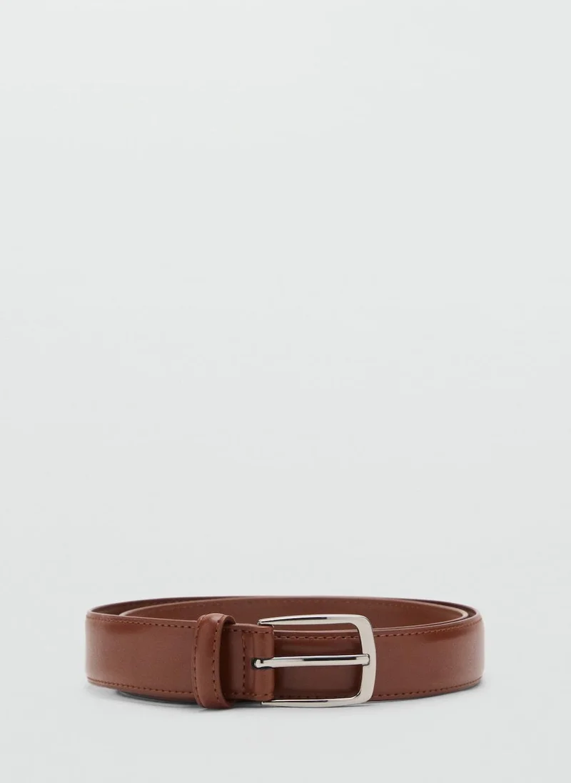 Mango Man Nappa Leather Belt