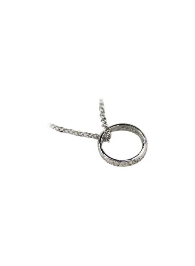5esha Metal Ring Pendant Necklace