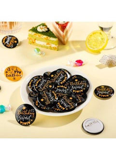 Mtlee 36 Pieces Birthday Button Pins It My Birthday Button Birthday Badges Birthday Squad Pinback Buttons Party Favors Supplies For Adults, Kids  - Image 4