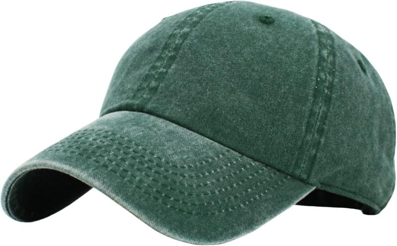 KBETHOS Classic Unisex Cotton Adjustable Low Crown Baseball Cap – Plain Dad Hat - Image 1