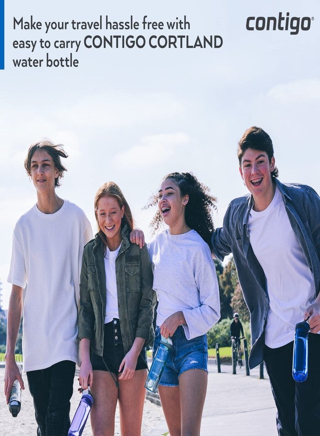 Contigo Cortland Tritan Water Bottle I One Handed Operation, Spill Proof & Leak Proof BPA Free Bottle with Autoseal Technology, 720 ml (Pack of 1) - Image 3