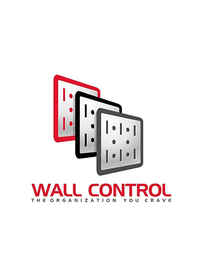 Wall Control ASM-SL-008 W Pegboard Slotted Tool Holder Bracket Slotted Metal Accessory for Wall Control Pegboard Only, White - Image 5