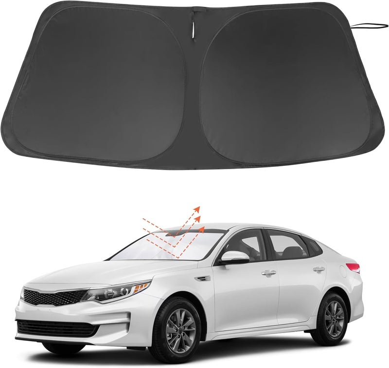 LHFLIVE Windshield Sun Shade for 2016-2020 Kia Optima - Foldable Sun Blocker - Image 1