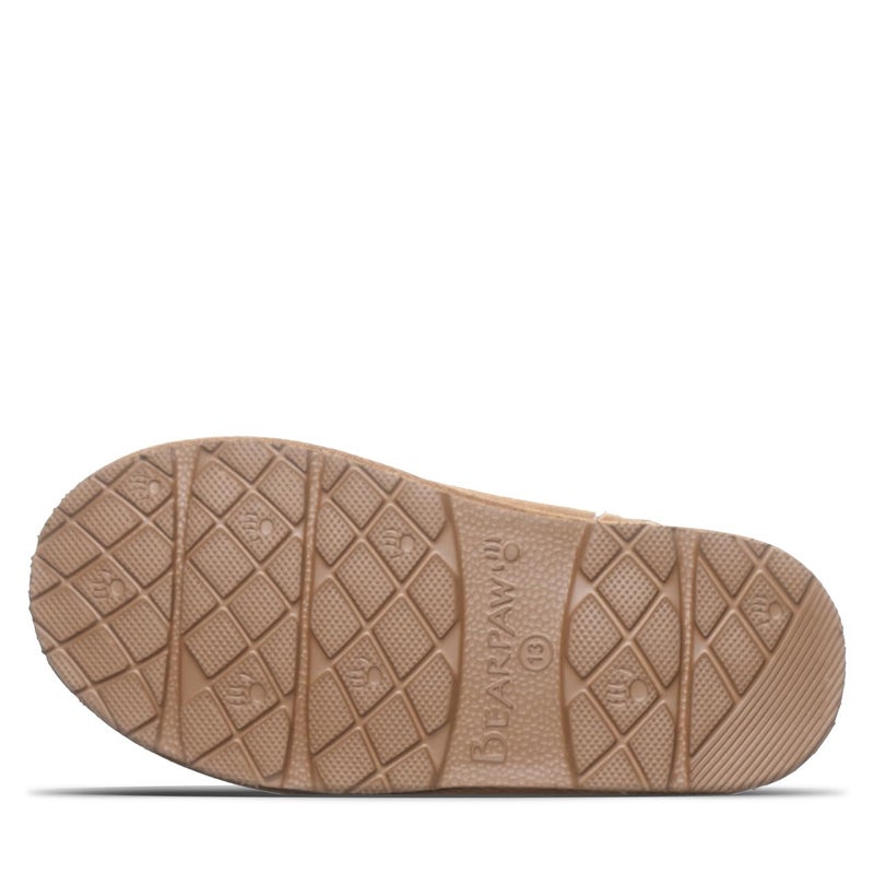 BEARPAW Tabitha Youth Hickory Size 13 | Kid's Slipper | Comfortable & Lightweight Indoor & Outdoor Shoe - Image 4