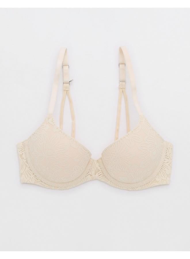 Aerie Sunnie Demi Push Up Bloom Lace Bra  - Image 4