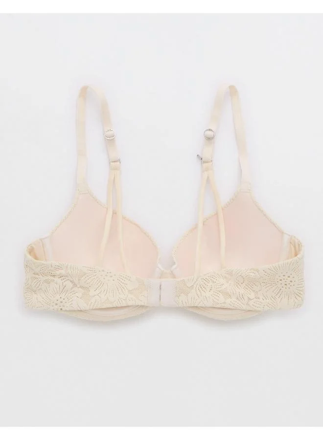 Aerie Sunnie Demi Push Up Bloom Lace Bra