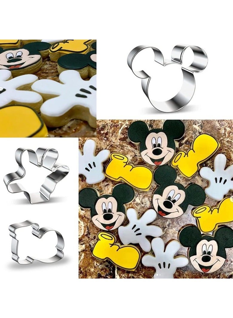 عام الحزمة المكونة من 10 قوالب بسكويت مصنوعة من الفولاذ المقاوم للصدأ - وهي على شكل فأرة ممتعة للأطفال لاستخدامها في الخبز، وتحضير الساندويتشات والوجبات الخفيفة الإبداعية - مثالية للحفلات والأحداث العائلية. - Image 5